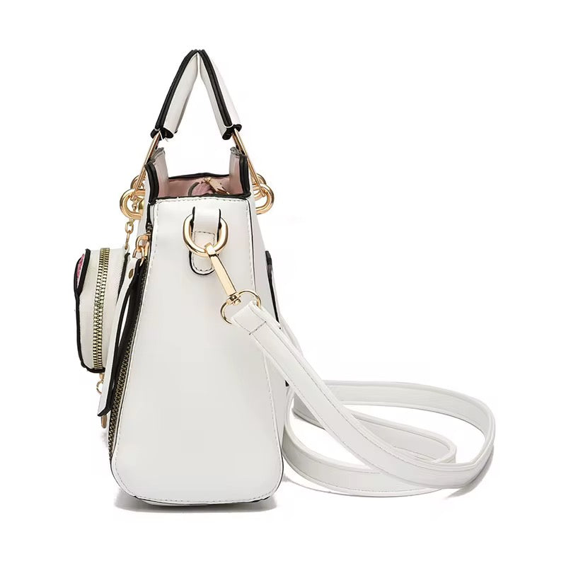 Handcrafted New Fashion Kitties Female Leathers Girls Handbags.